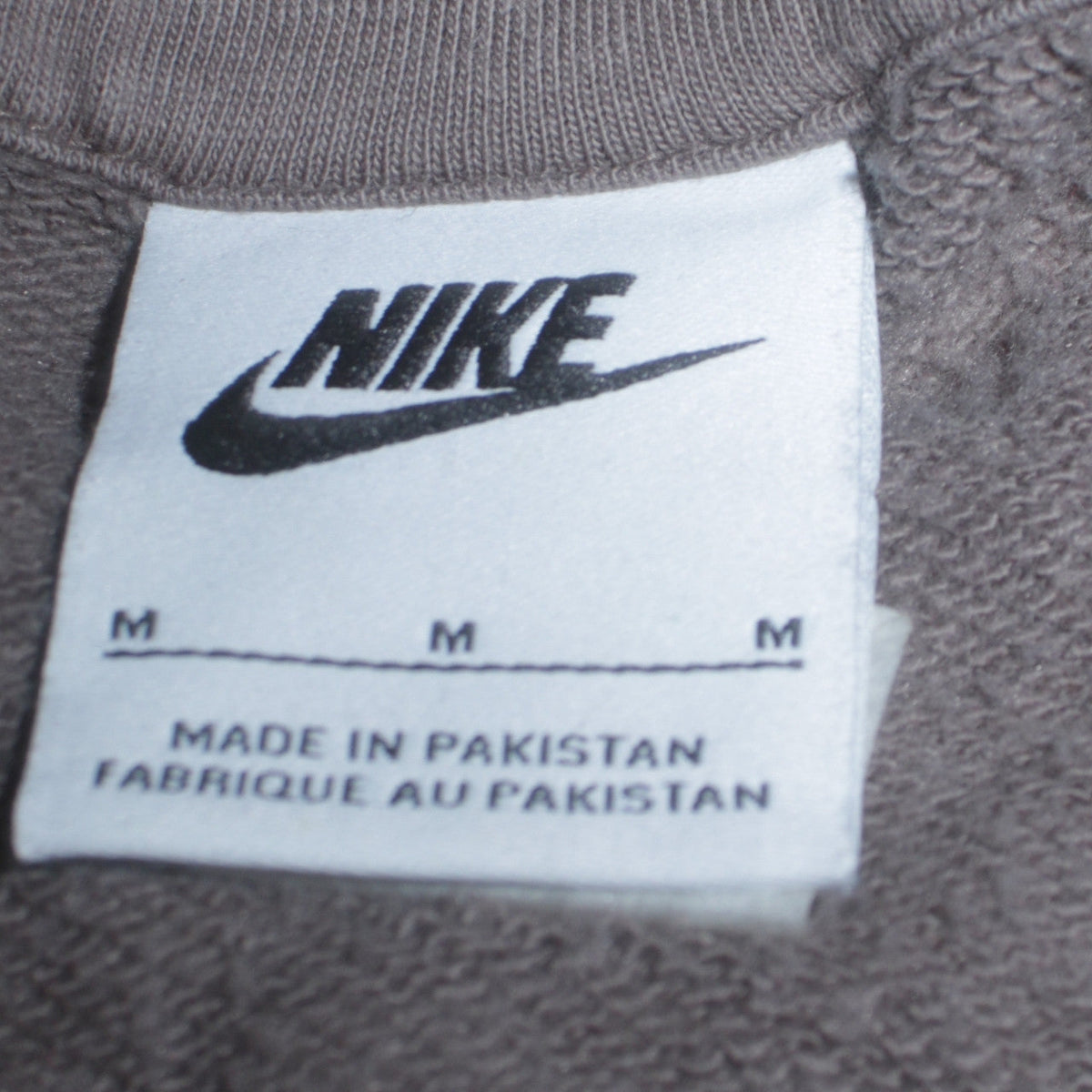 Mens UK Size M Nike Grey Pullover Hoodie