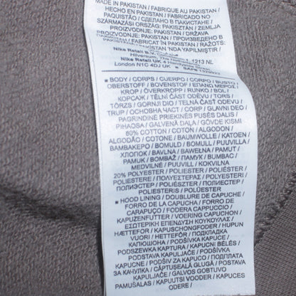 Mens UK Size M Nike Grey Pullover Hoodie