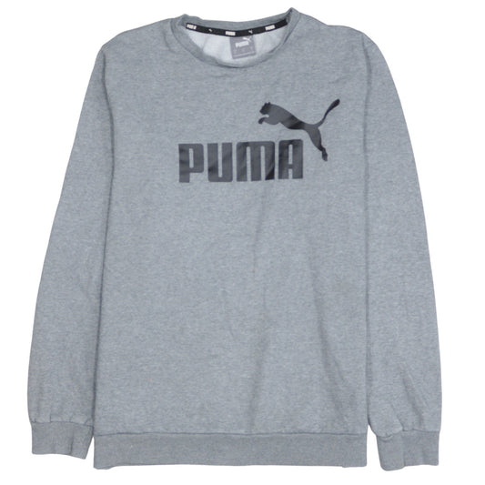 Mens UK Size M PUMA Grey Pullover Sweatshirt