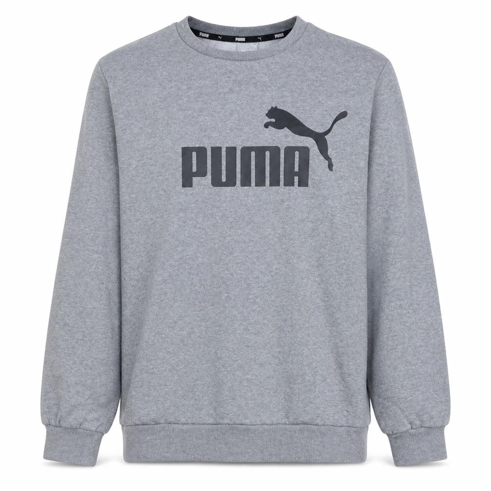 Mens UK Size M PUMA Grey Pullover Sweatshirt