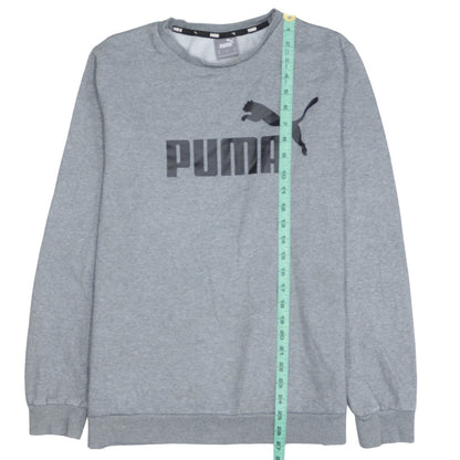 Mens UK Size M PUMA Grey Pullover Sweatshirt