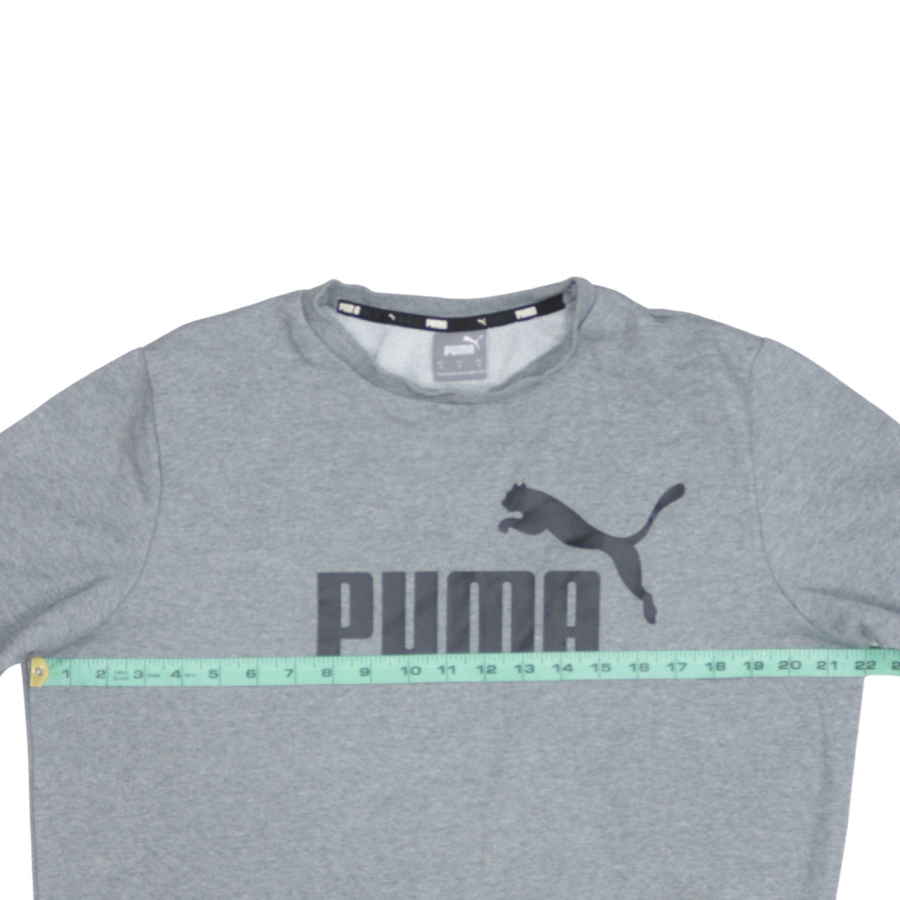 Mens UK Size M PUMA Grey Pullover Sweatshirt