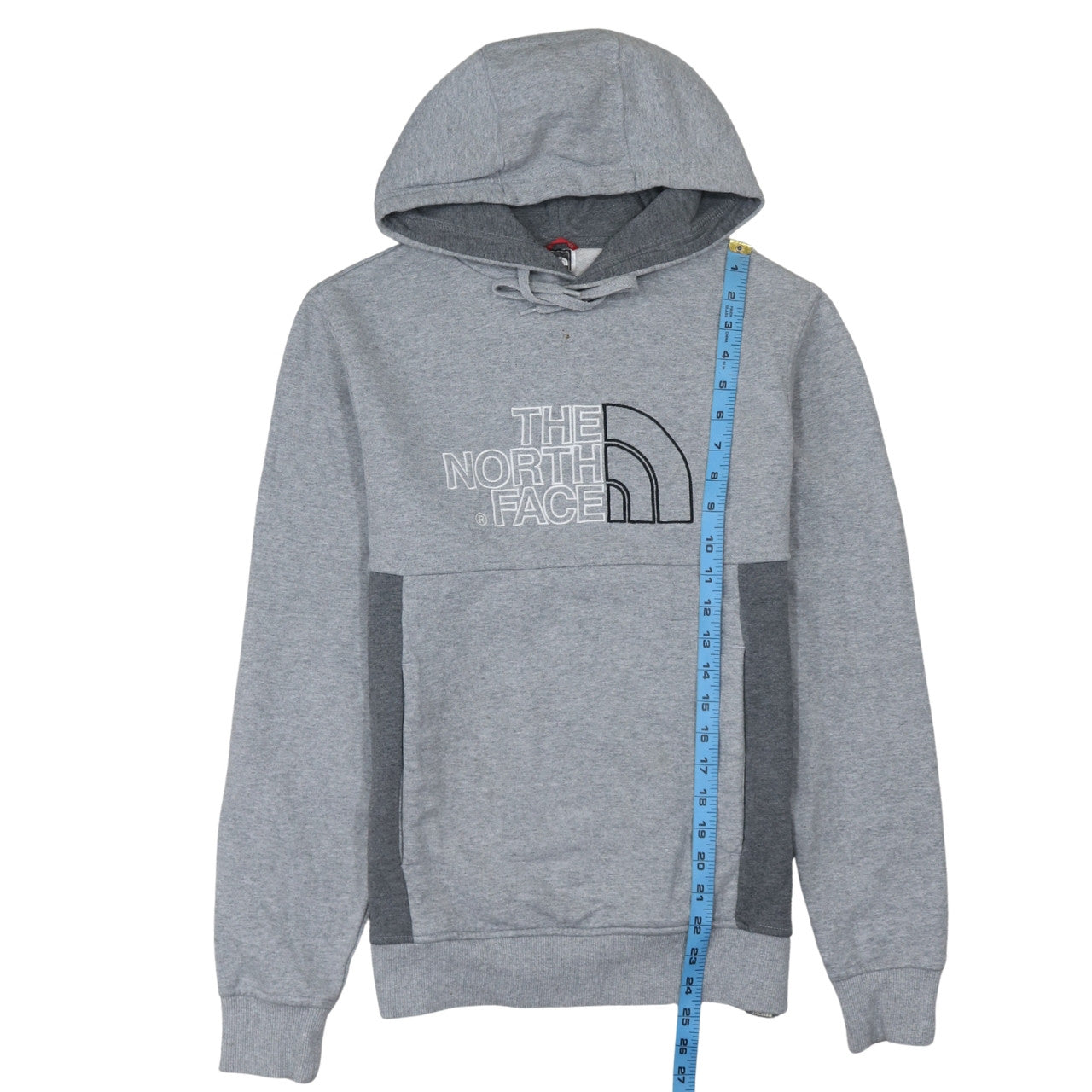 Mens UK Size S The North Face Grey Pullover Hoodie