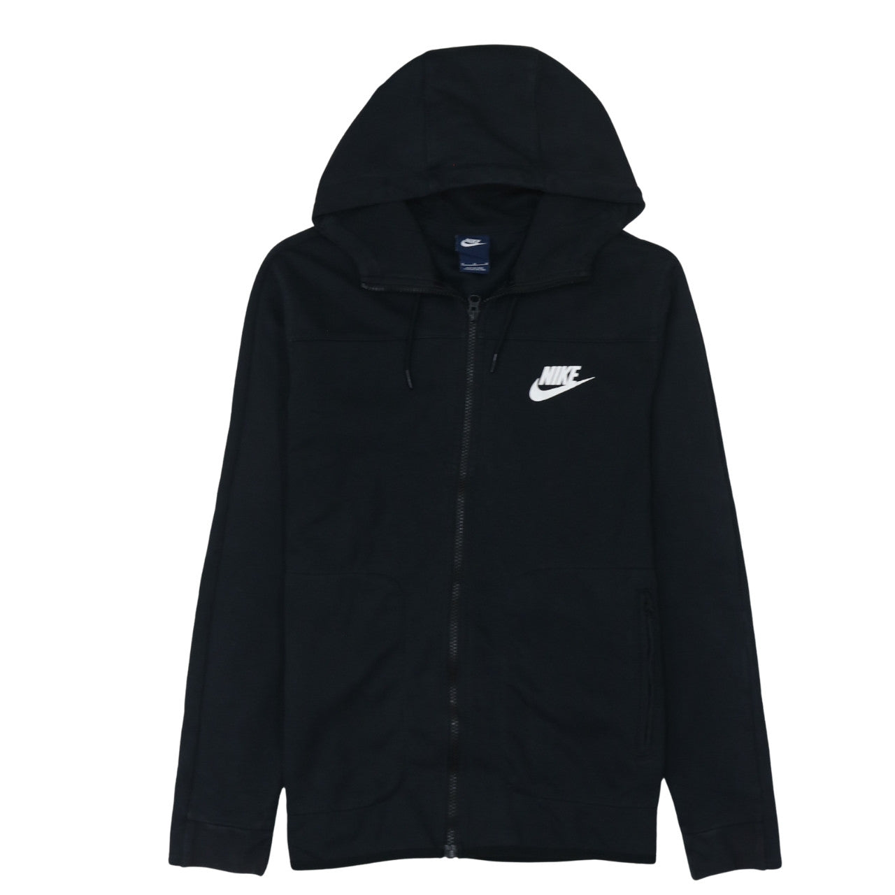 Mens UK Size M Nike Black Full Zip Hoodie