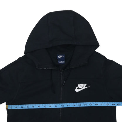 Mens UK Size M Nike Black Full Zip Hoodie