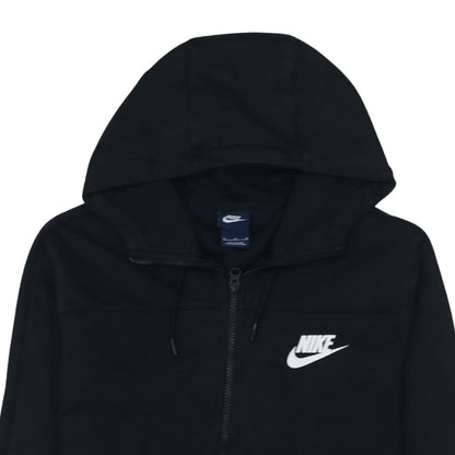 Mens UK Size M Nike Black Full Zip Hoodie
