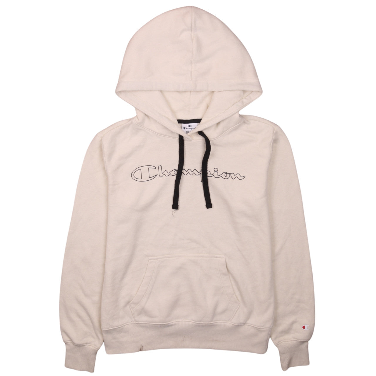 Womens UK Size S Champion Beige Pullover Hoodie