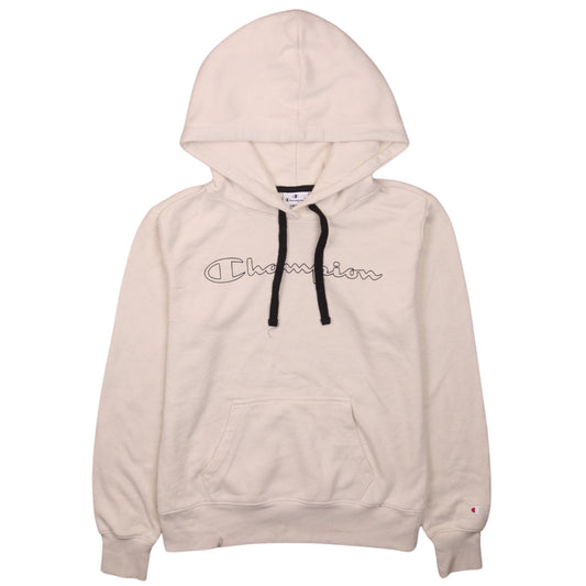 Womens UK Size S Champion Beige Pullover Hoodie