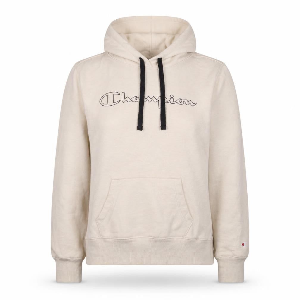 Womens UK Size S Champion Beige Pullover Hoodie