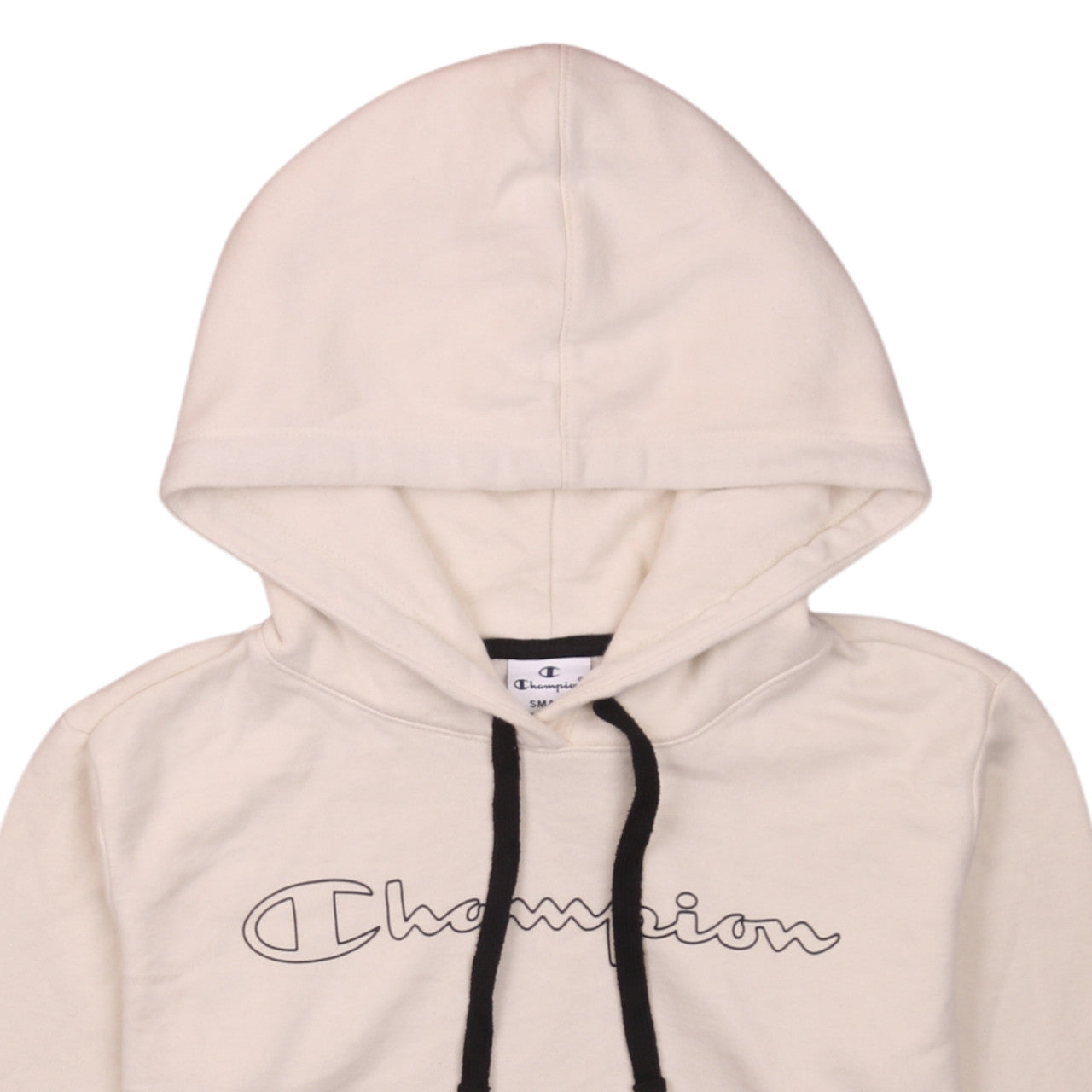 Womens UK Size S Champion Beige Pullover Hoodie