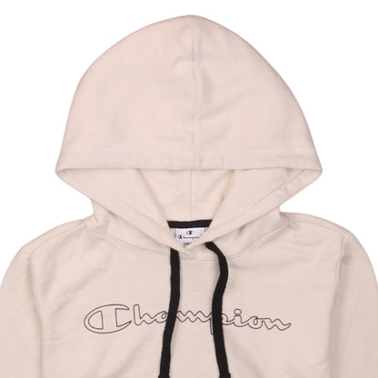 Womens UK Size S Champion Beige Pullover Hoodie