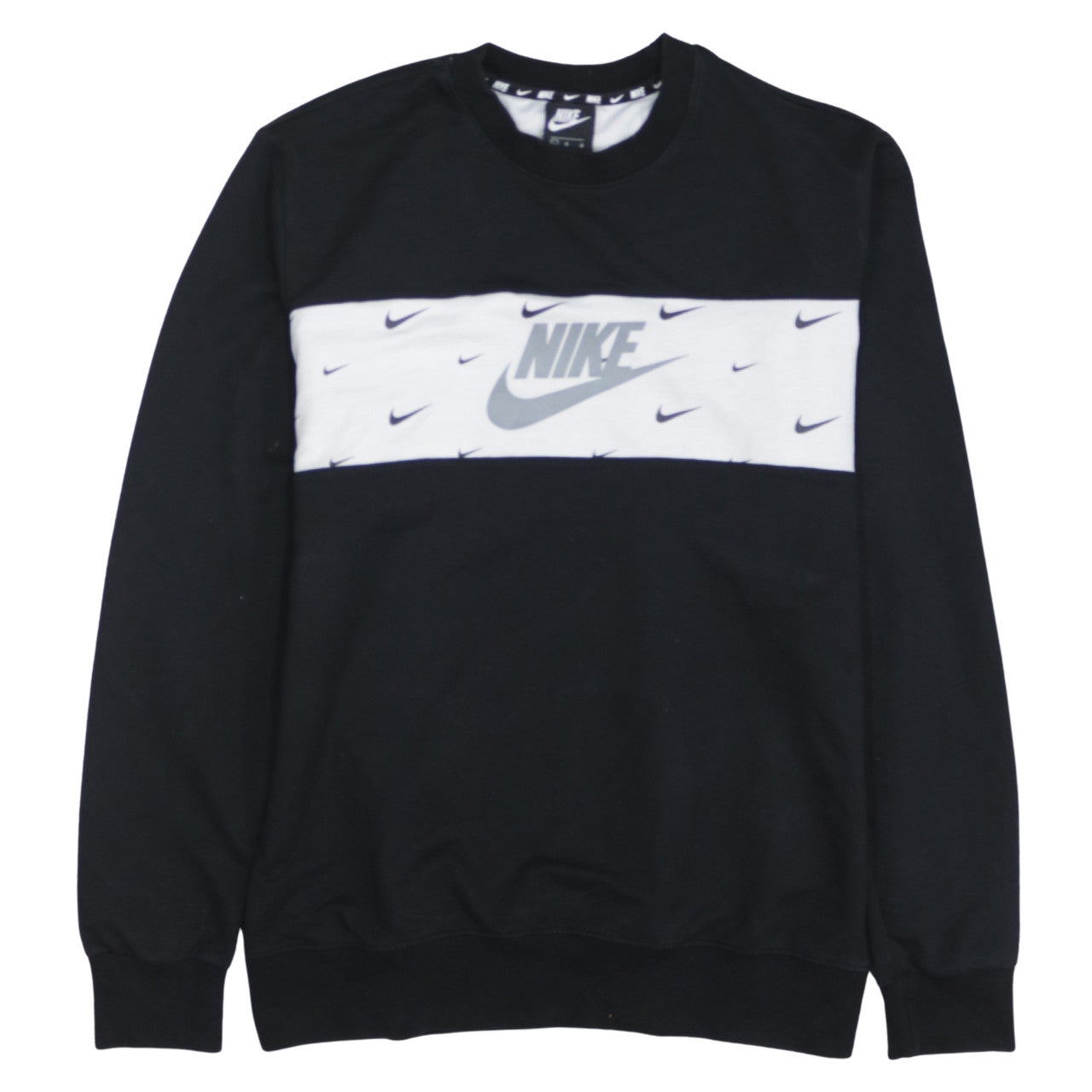 Womens UK Size L Nike Black Pullover Sweatshirt