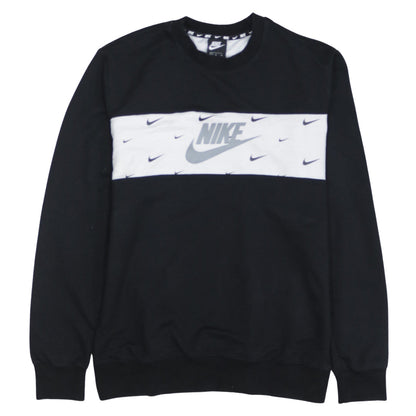 Womens UK Size L Nike Black Pullover Sweatshirt