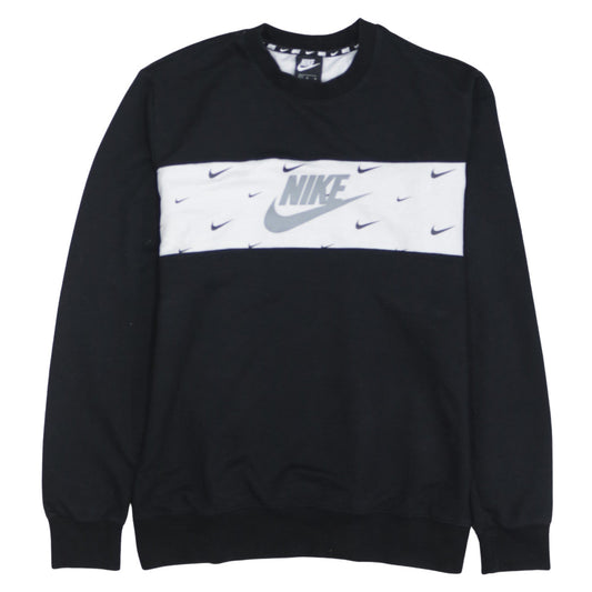 Womens UK Size L Nike Black Pullover Sweatshirt