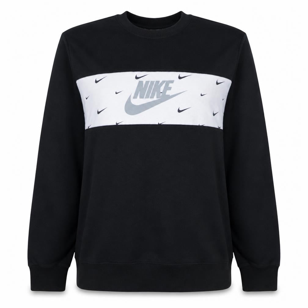Womens UK Size L Nike Black Pullover Sweatshirt