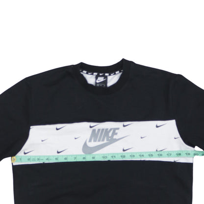 Womens UK Size L Nike Black Pullover Sweatshirt