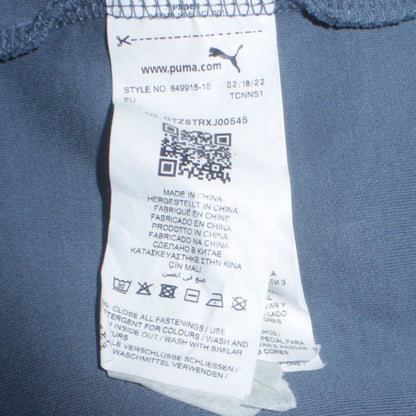 Mens UK Size L PUMA Blue Full Zip Hoodie