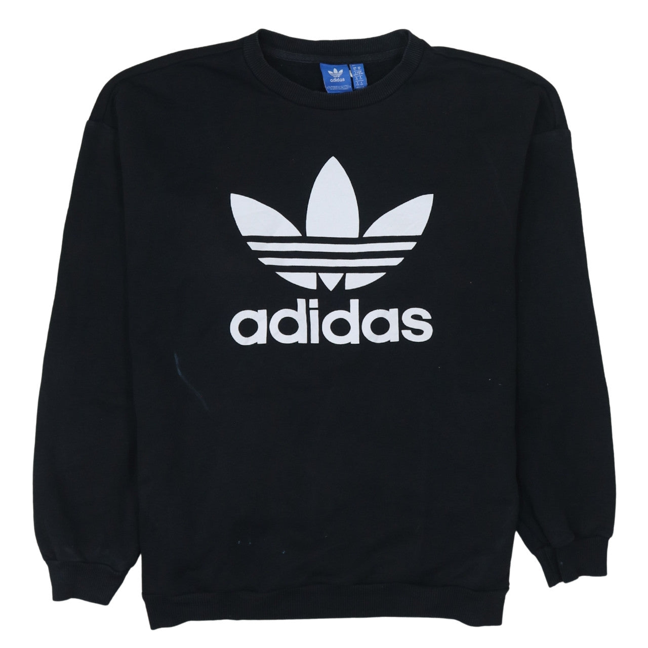 Womens UK Size 14 adidas Black Pullover Sweatshirt