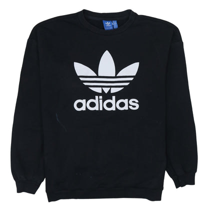 Womens UK Size 14 adidas Black Pullover Sweatshirt