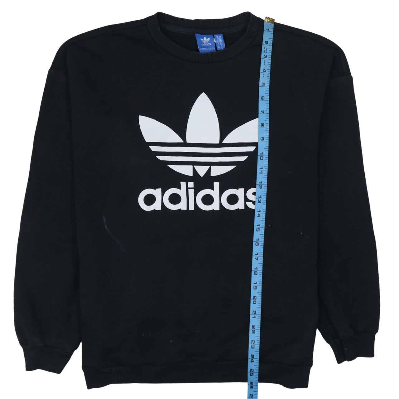 Womens UK Size 14 adidas Black Pullover Sweatshirt