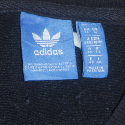 Womens UK Size 14 adidas Black Pullover Sweatshirt