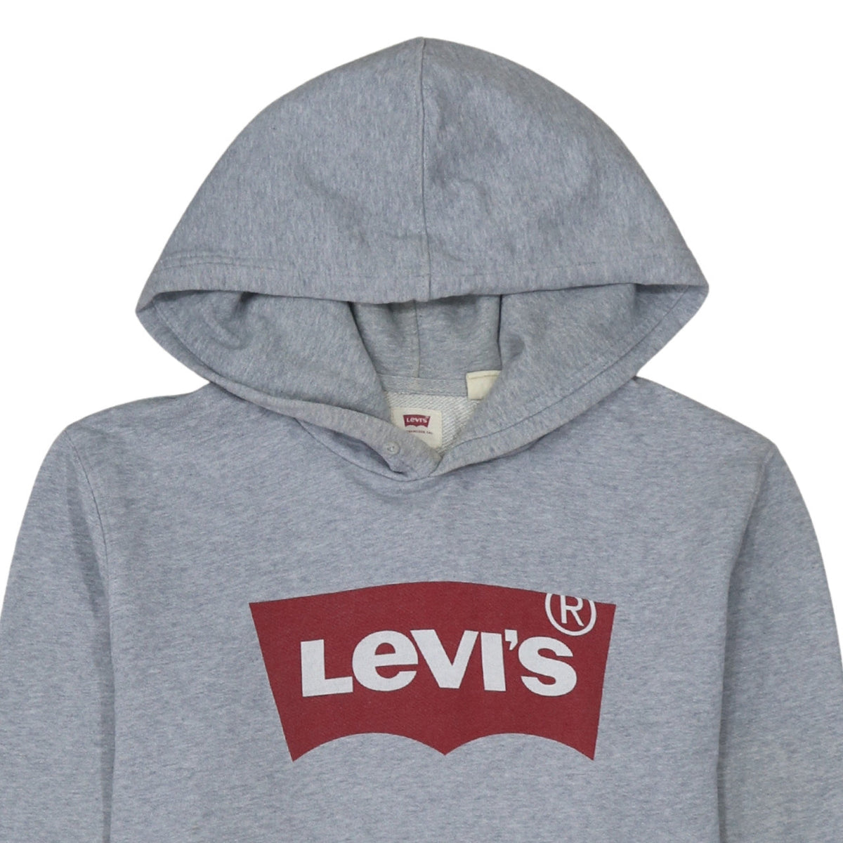 Mens UK Size S Levi's Grey Pullover Hoodie