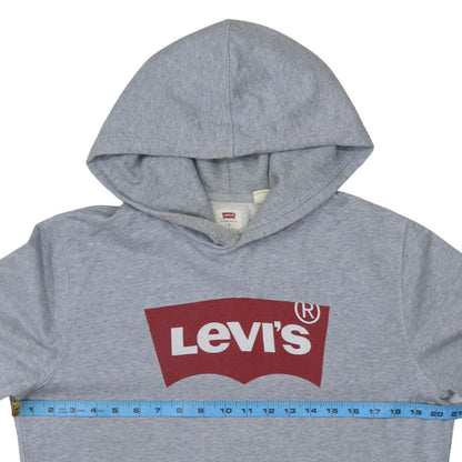 Mens UK Size S Levi's Grey Pullover Hoodie