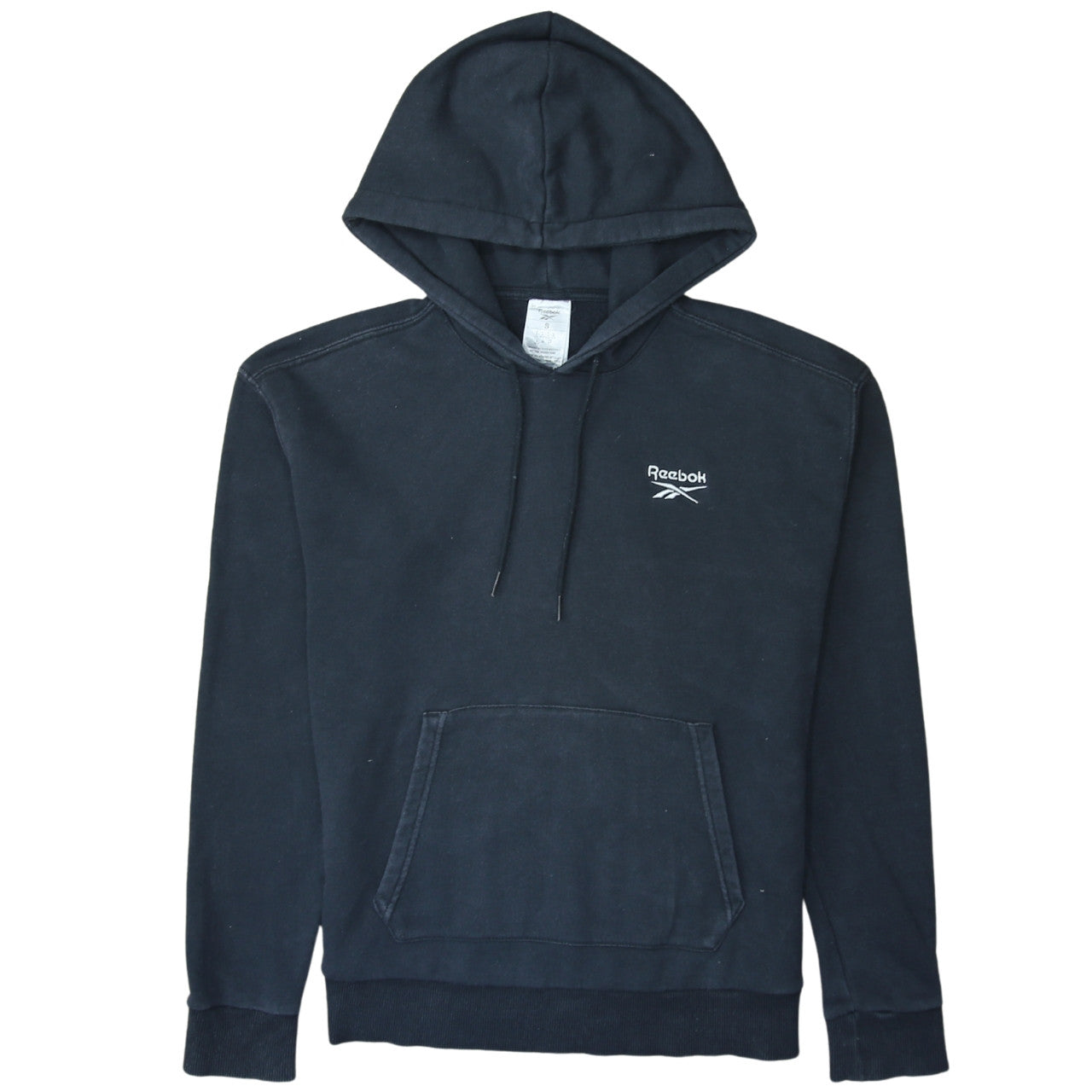 Mens UK Size S Reebok Black Pullover Hoodie