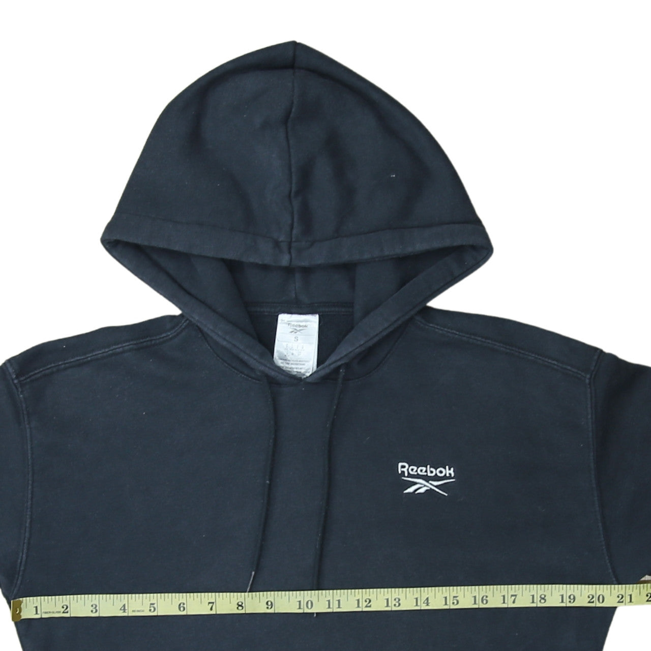 Mens UK Size S Reebok Black Pullover Hoodie