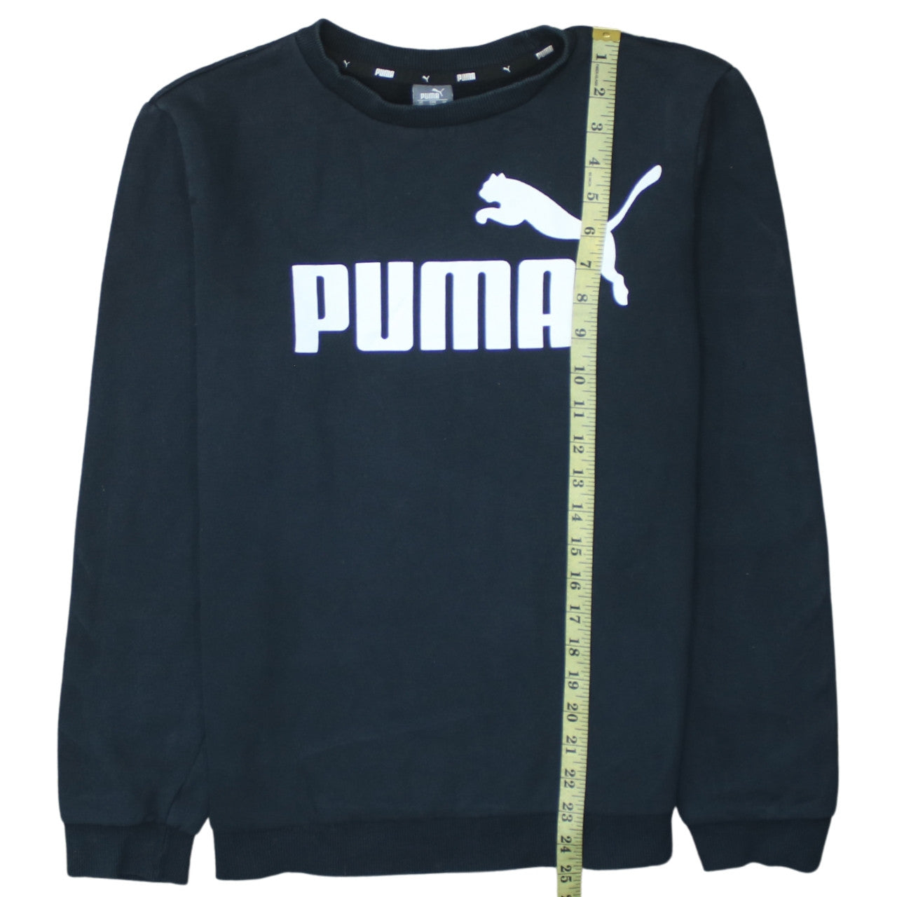 Womens UK Size XL PUMA Black Pullover Sweatshirt