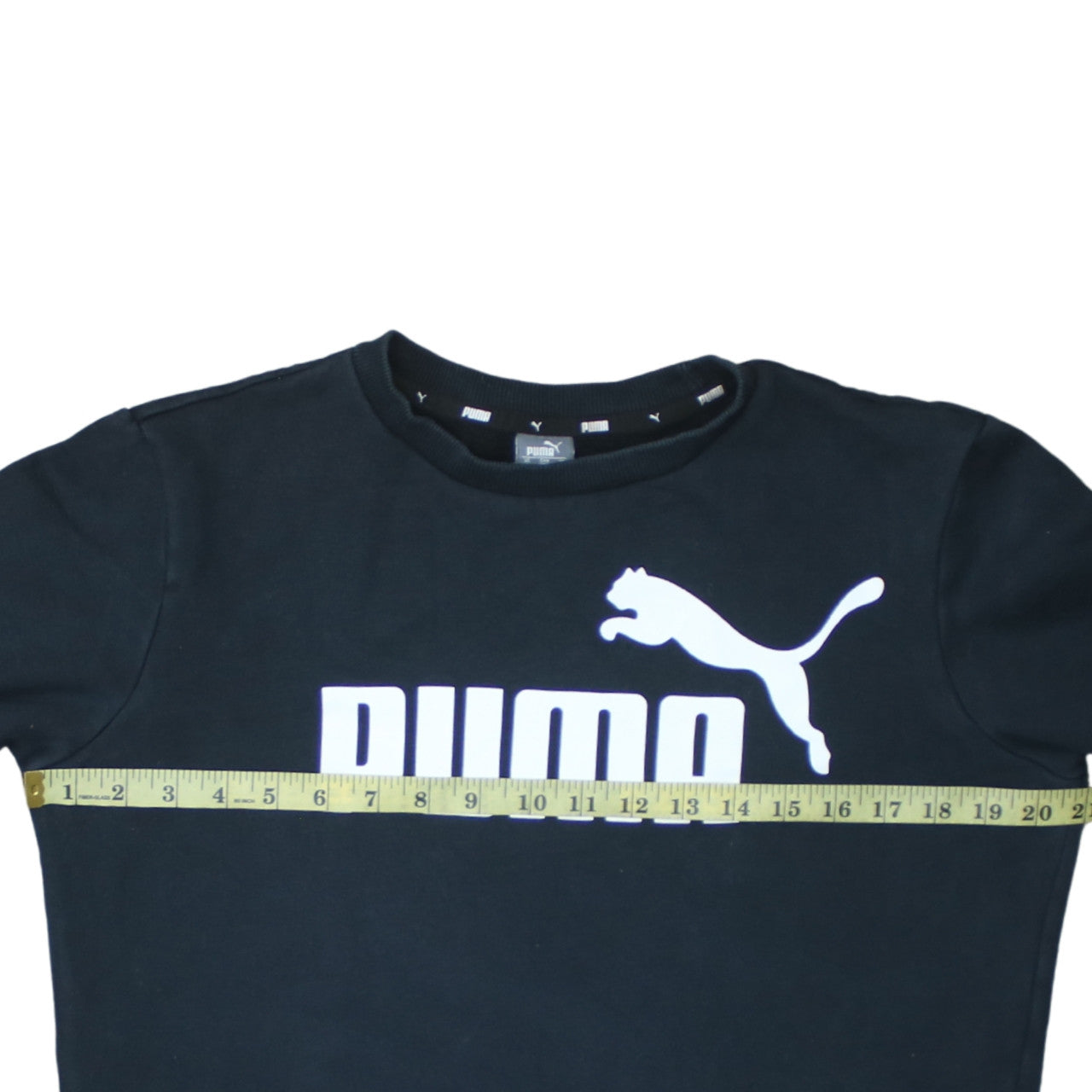 Womens UK Size XL PUMA Black Pullover Sweatshirt