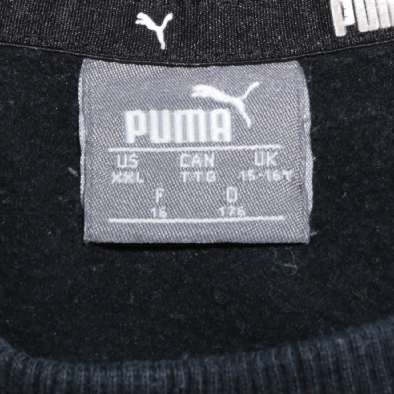 Womens UK Size XL PUMA Black Pullover Sweatshirt