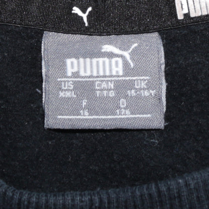 Womens UK Size XL PUMA Black Pullover Sweatshirt