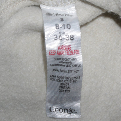 Womens UK Size S George Beige Pullover Sweatshirt