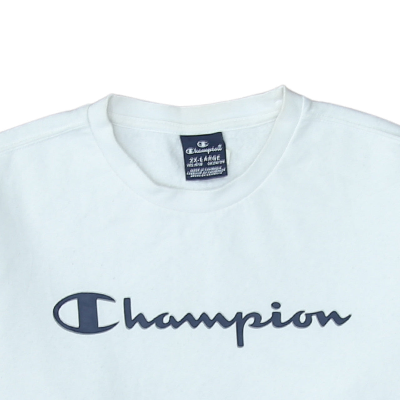 Boys UK Size 2XL Champion White Pullover Sweatshirt