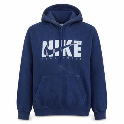 Mens UK Size M Nike Blue Pullover Hoodie