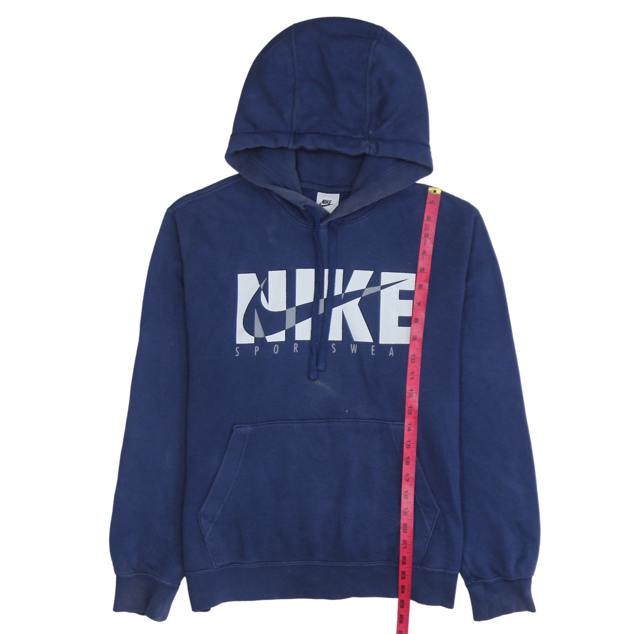 Mens UK Size M Nike Blue Pullover Hoodie