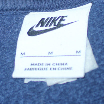 Mens UK Size M Nike Blue Pullover Hoodie