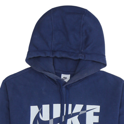 Mens UK Size M Nike Blue Pullover Hoodie