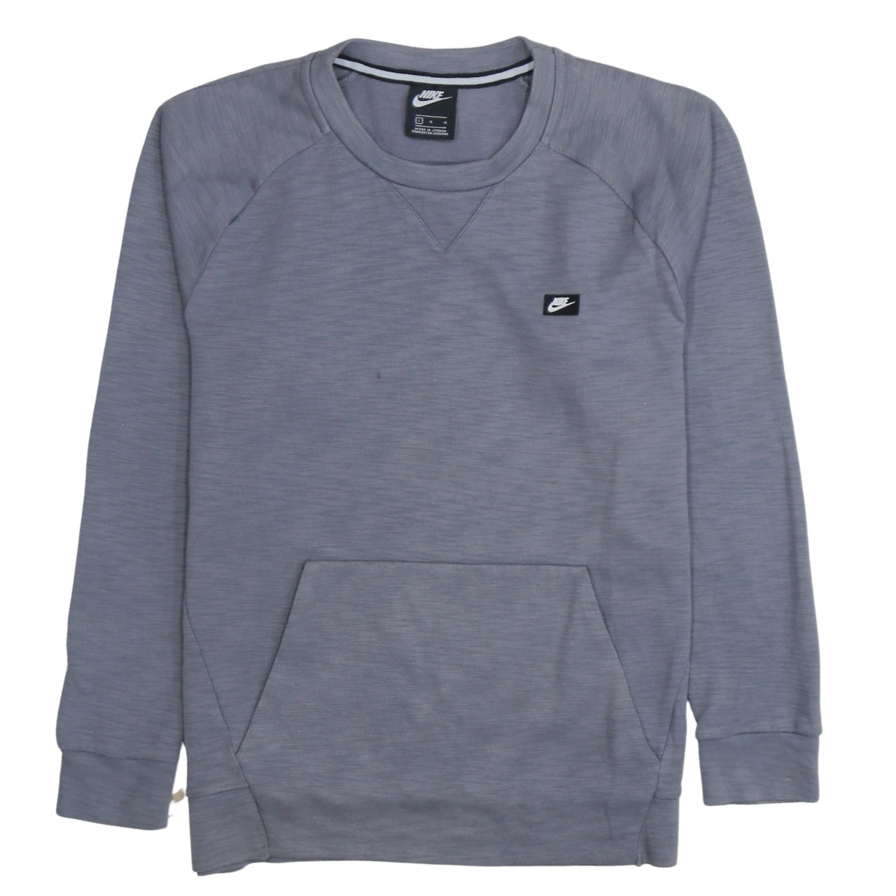 Mens UK Size L Nike Grey Pullover Sweatshirt
