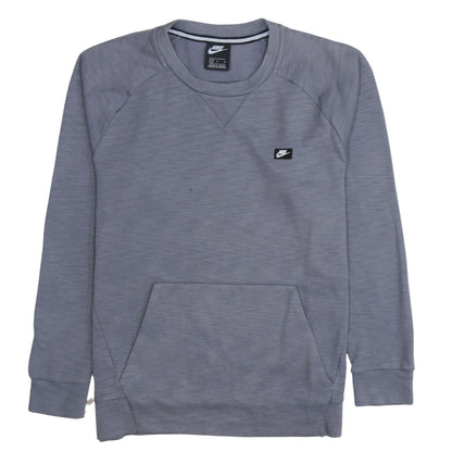 Mens UK Size L Nike Grey Pullover Sweatshirt
