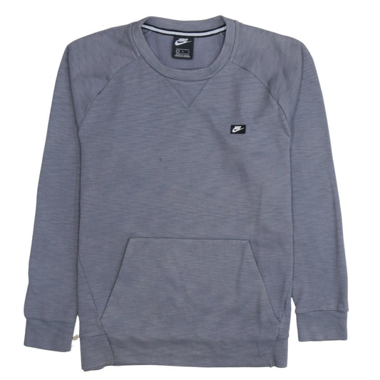 Mens UK Size L Nike Grey Pullover Sweatshirt