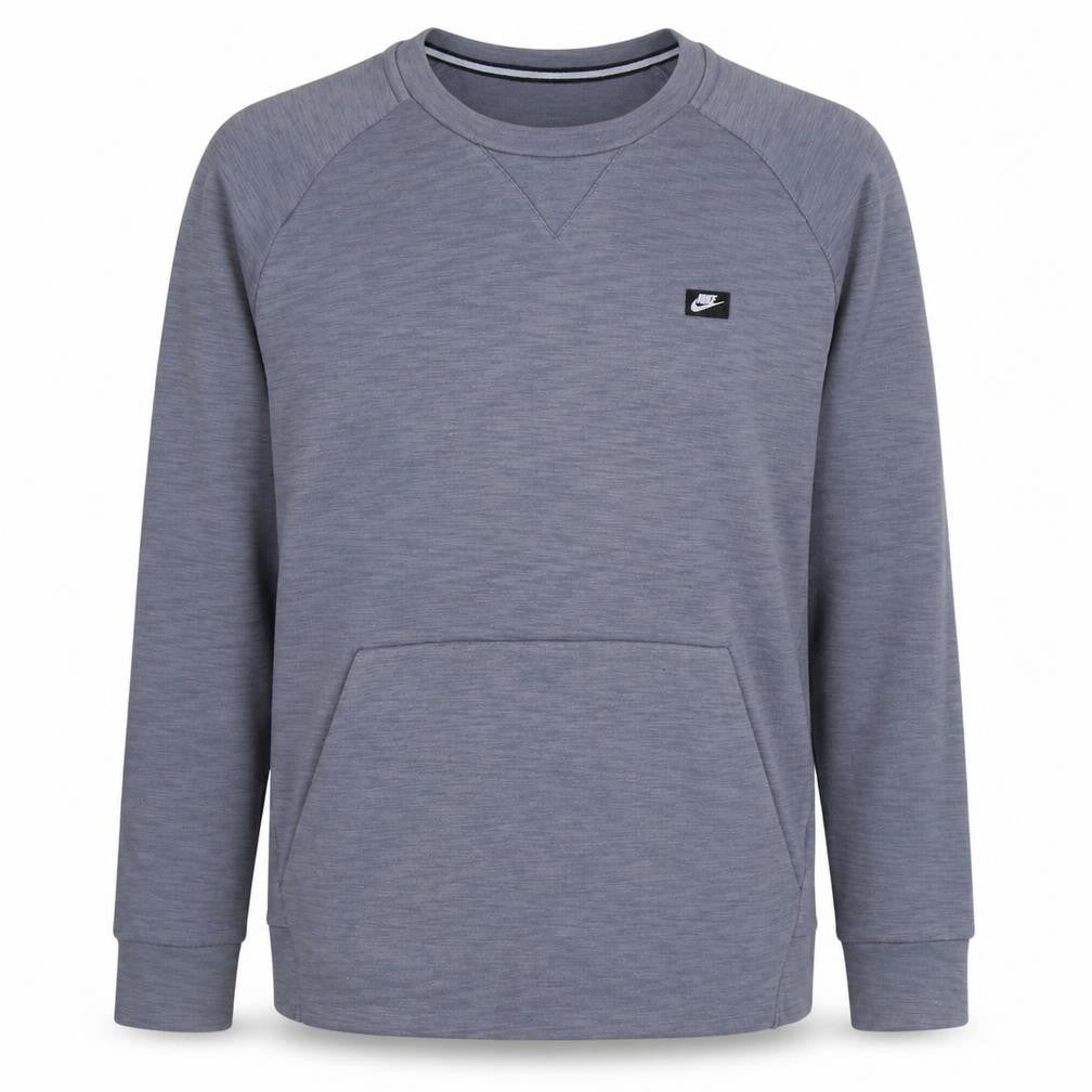 Mens UK Size L Nike Grey Pullover Sweatshirt