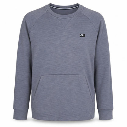 Mens UK Size L Nike Grey Pullover Sweatshirt