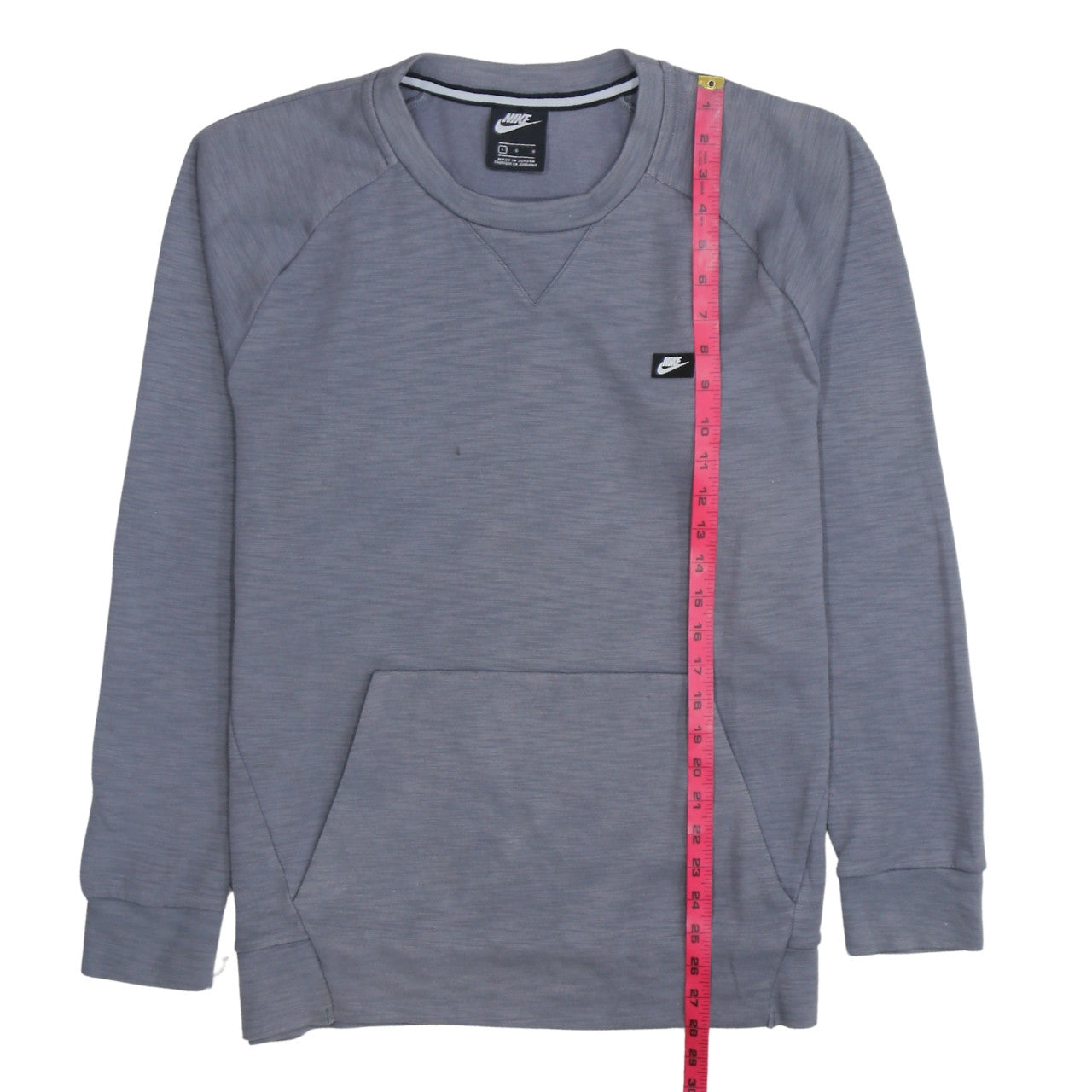 Mens UK Size L Nike Grey Pullover Sweatshirt