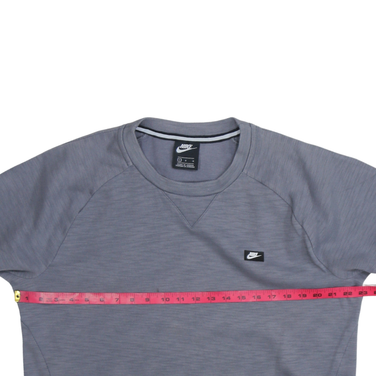 Mens UK Size L Nike Grey Pullover Sweatshirt