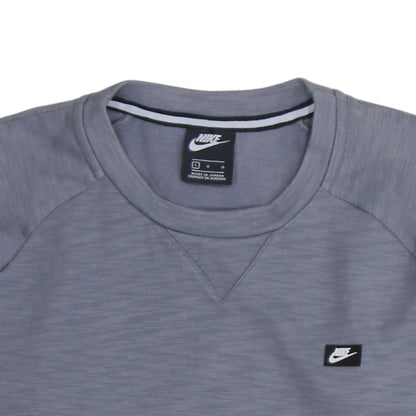 Mens UK Size L Nike Grey Pullover Sweatshirt