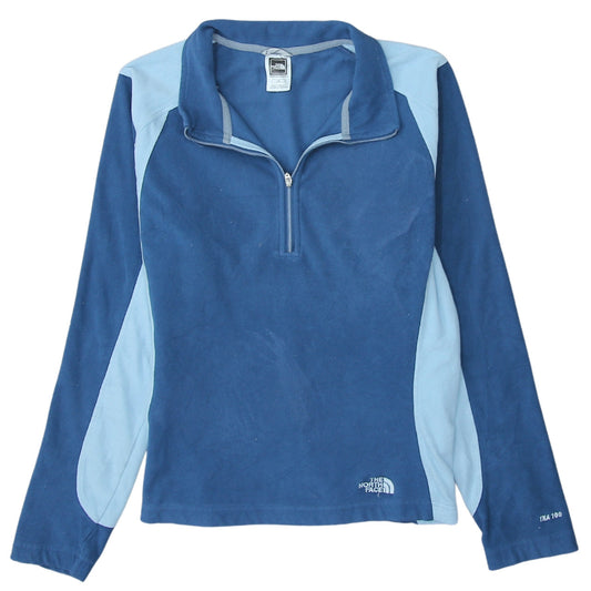Womens UK Size L The North Face Blue Pullover Sweatshirt