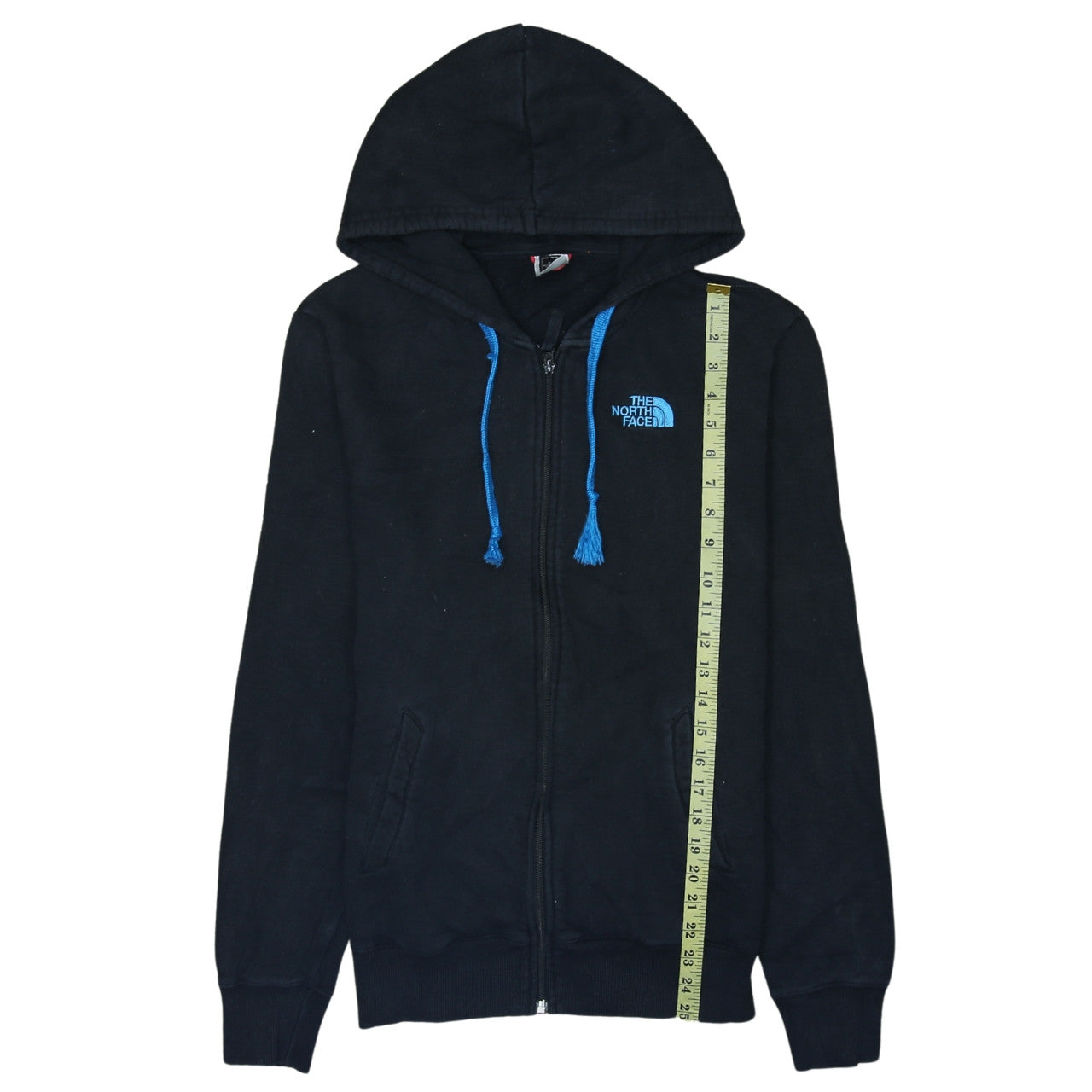 Mens UK Size S The North Face Black Full Zip Hoodie