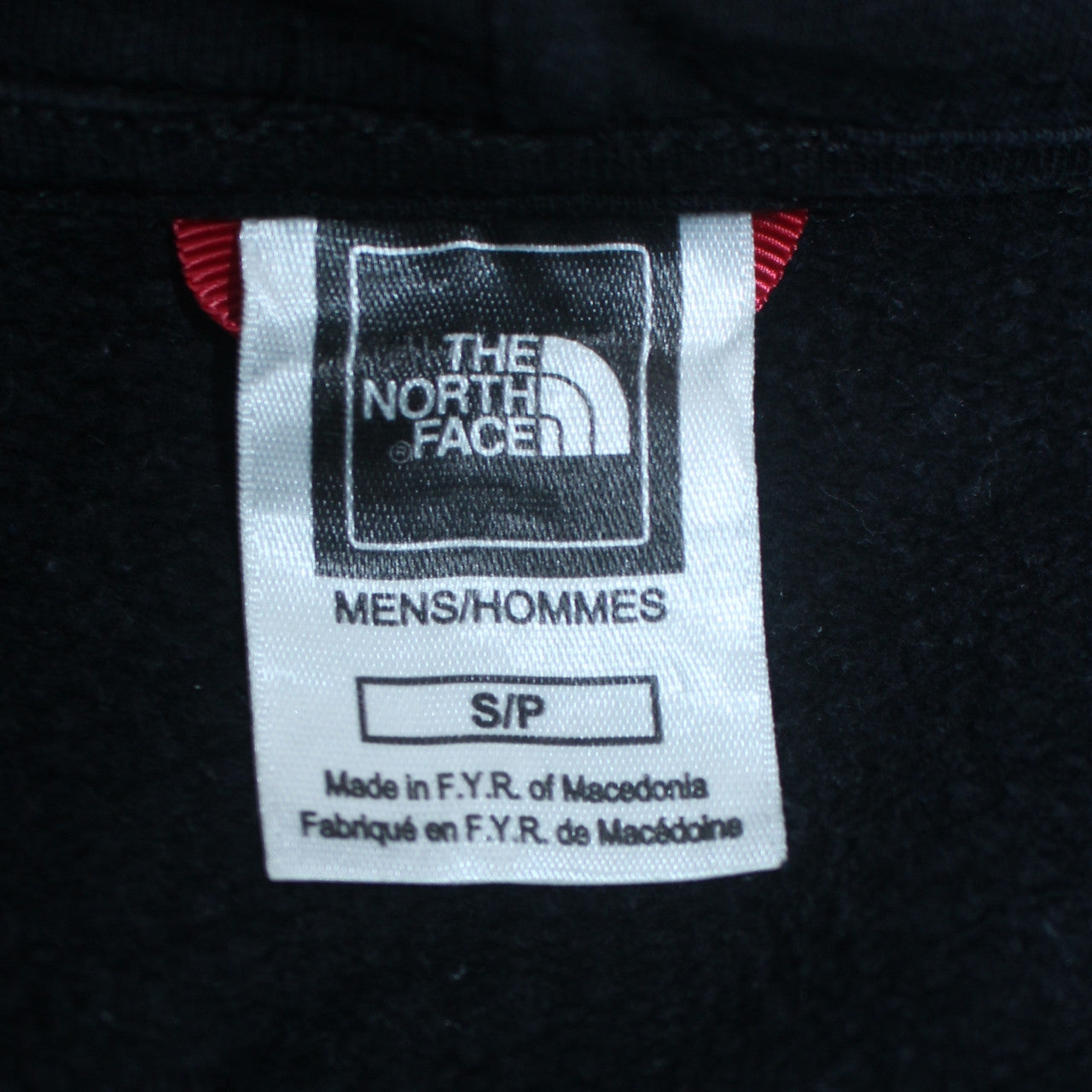 Mens UK Size S The North Face Black Full Zip Hoodie